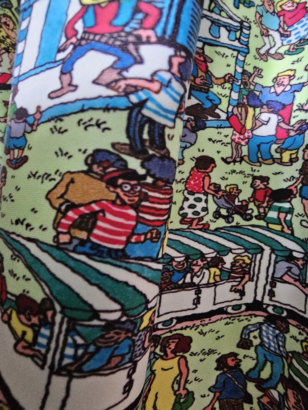Unique Vintage Where’s Waldo Fairground Darcy Swing Dress
